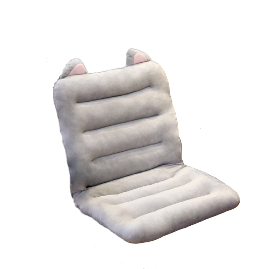 Grey Siamese Cushion with Cat Ears