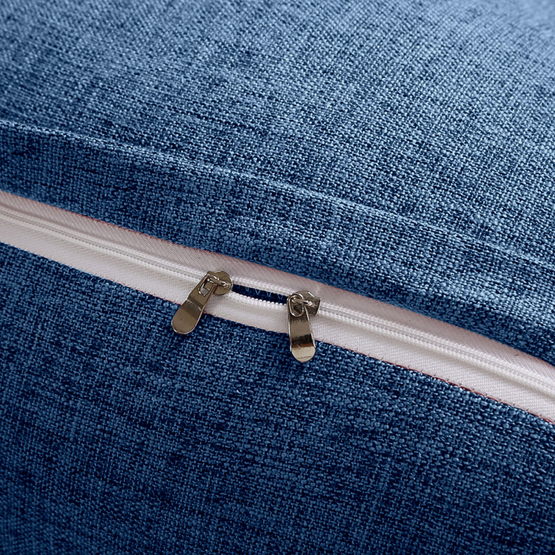 180cm Blue Wedge Bed Cushion