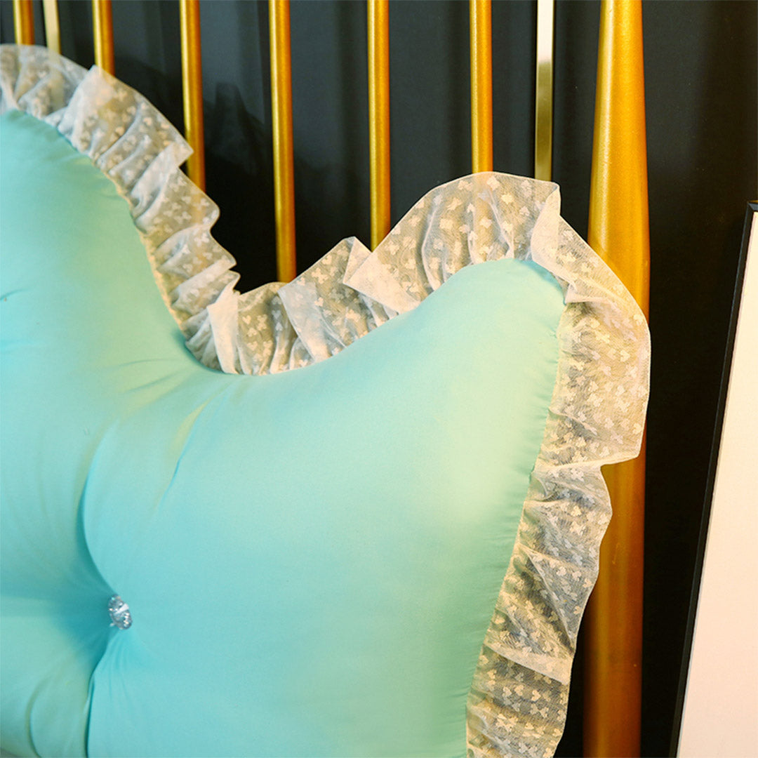 180cm Light Blue Princess Headboard Pillow