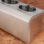 18/10 Stainless Steel Commercial Cutlery Holder with 3 Holes