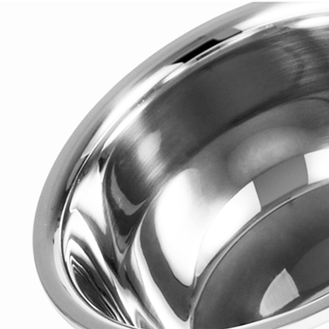 SOGA 5Pcs Polished Stainless Steel Mixing Bowl