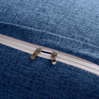 SOGA 150cm Blue Wedge Bed Cushion