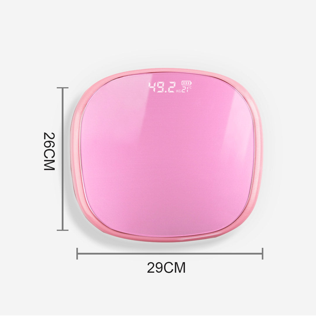 180kg Digital Fitness Electronic Scales Pink