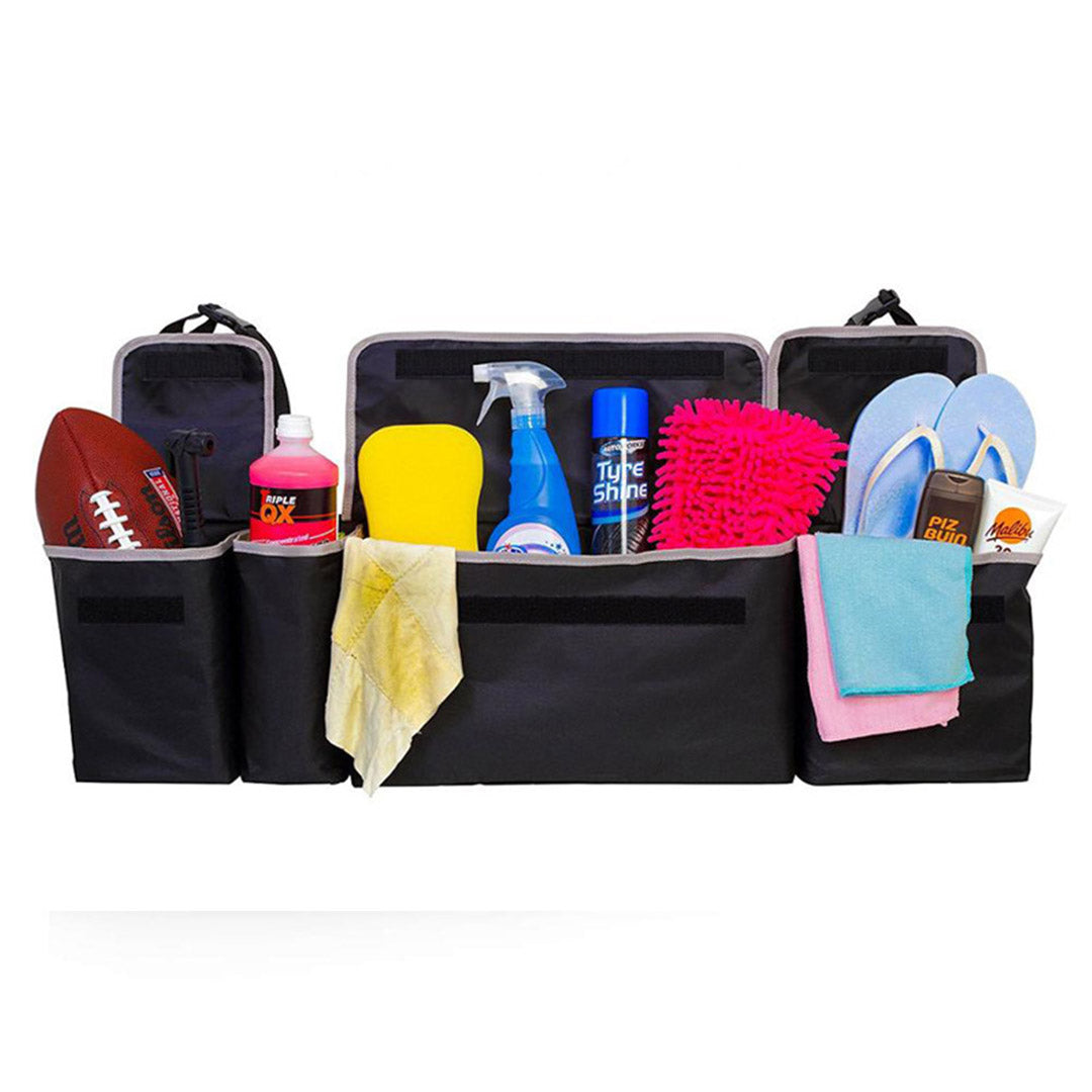 Oxford Cloth Car Trunk Organiser Interior Accessories Black