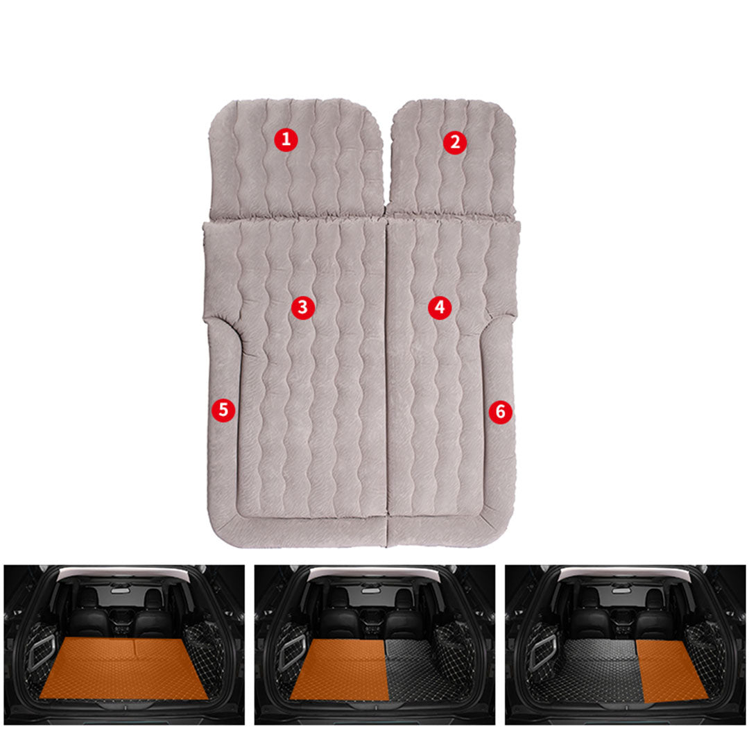 Grey Inflatable Car Boot Mattress