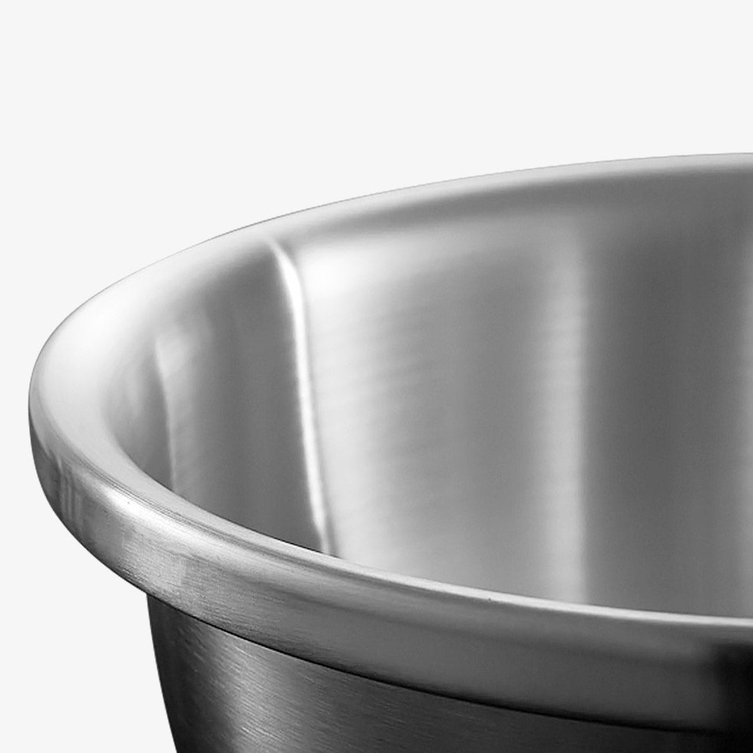 SOGA 5Pcs Matte Stainless Steel Mixing Bowl