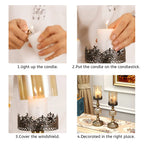 48cm Glass Candle Holder