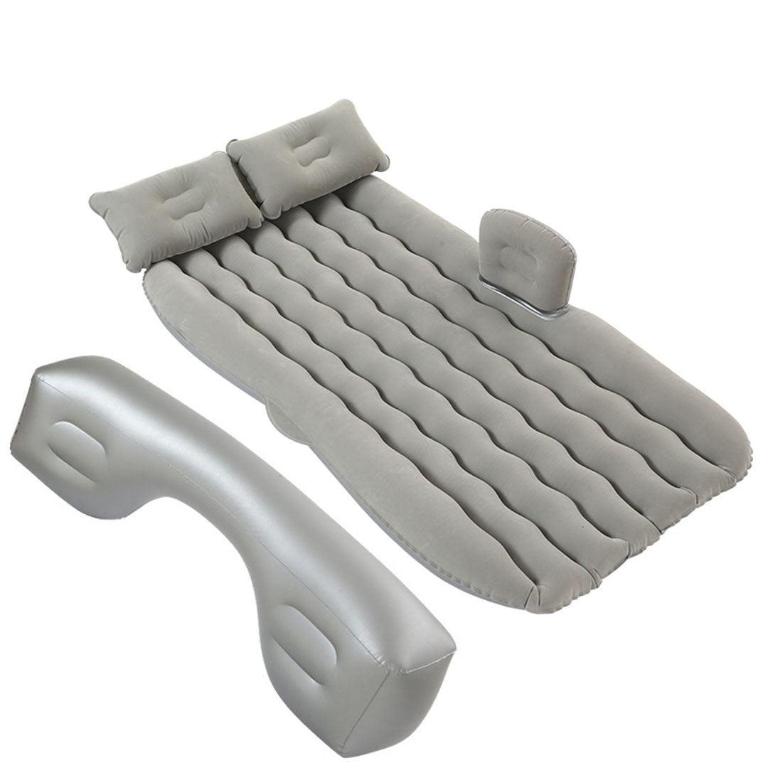 Grey Ripple Inflatable Car Mattress