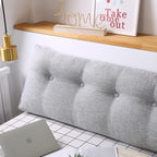 SOGA 100cm Silver Cushion Pillow