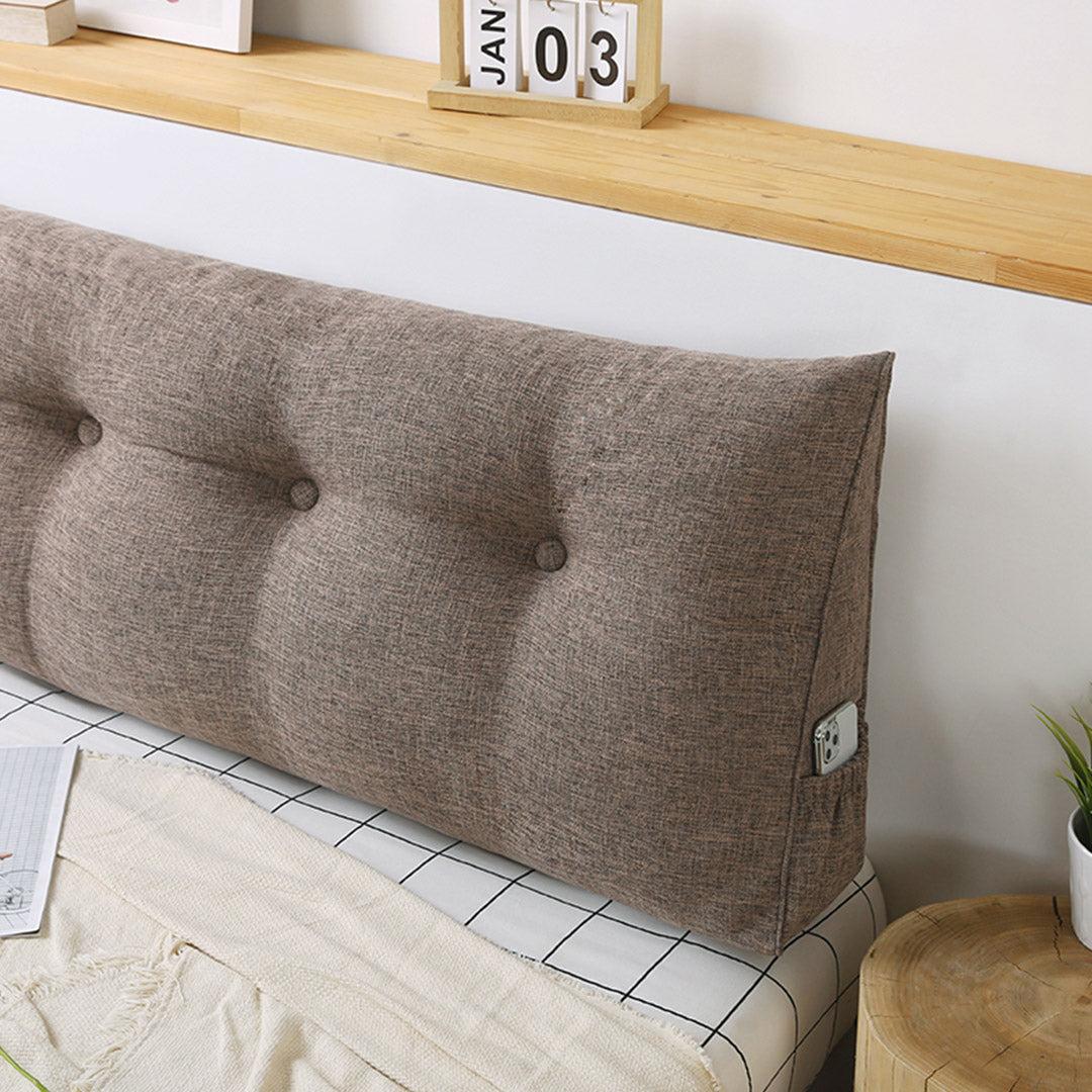SOGA 100cm Coffee Cushion Pillow