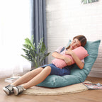 Floor Recliner Lazy Sofa Mint Green