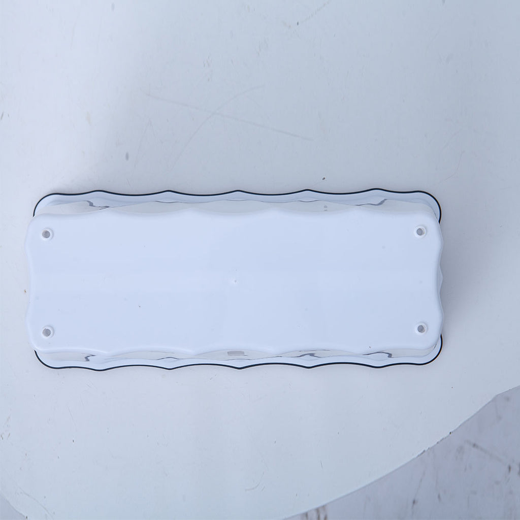 White Rectangular Flowerpot Vegetable Herb Planters Box Large