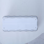 White Rectangular Flowerpot Vegetable Herb Planters Box Large
