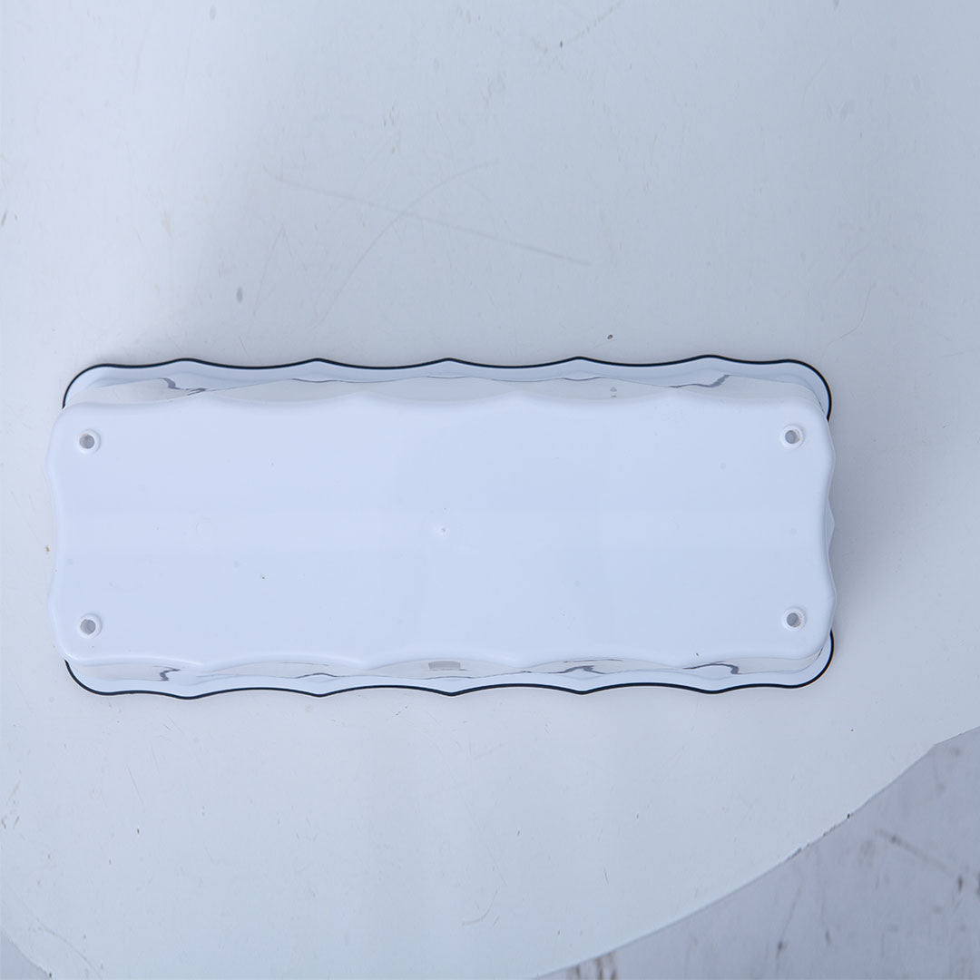 White Rectangular Flowerpot Vegetable Herb Planters Box Large