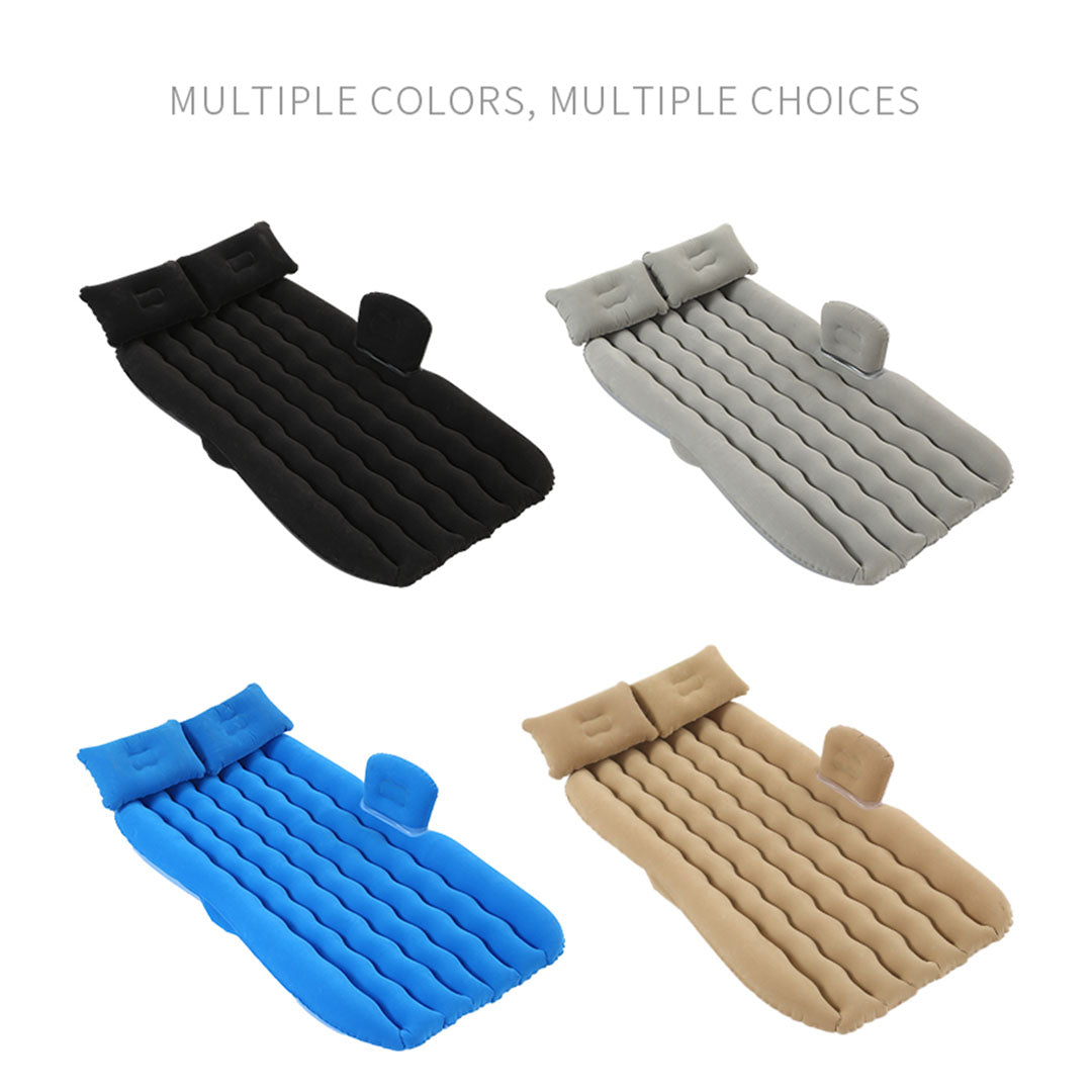 Grey Ripple Inflatable Car Mattress
