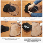 Outdoor Protection Protective Cap HD Shield Adult Black