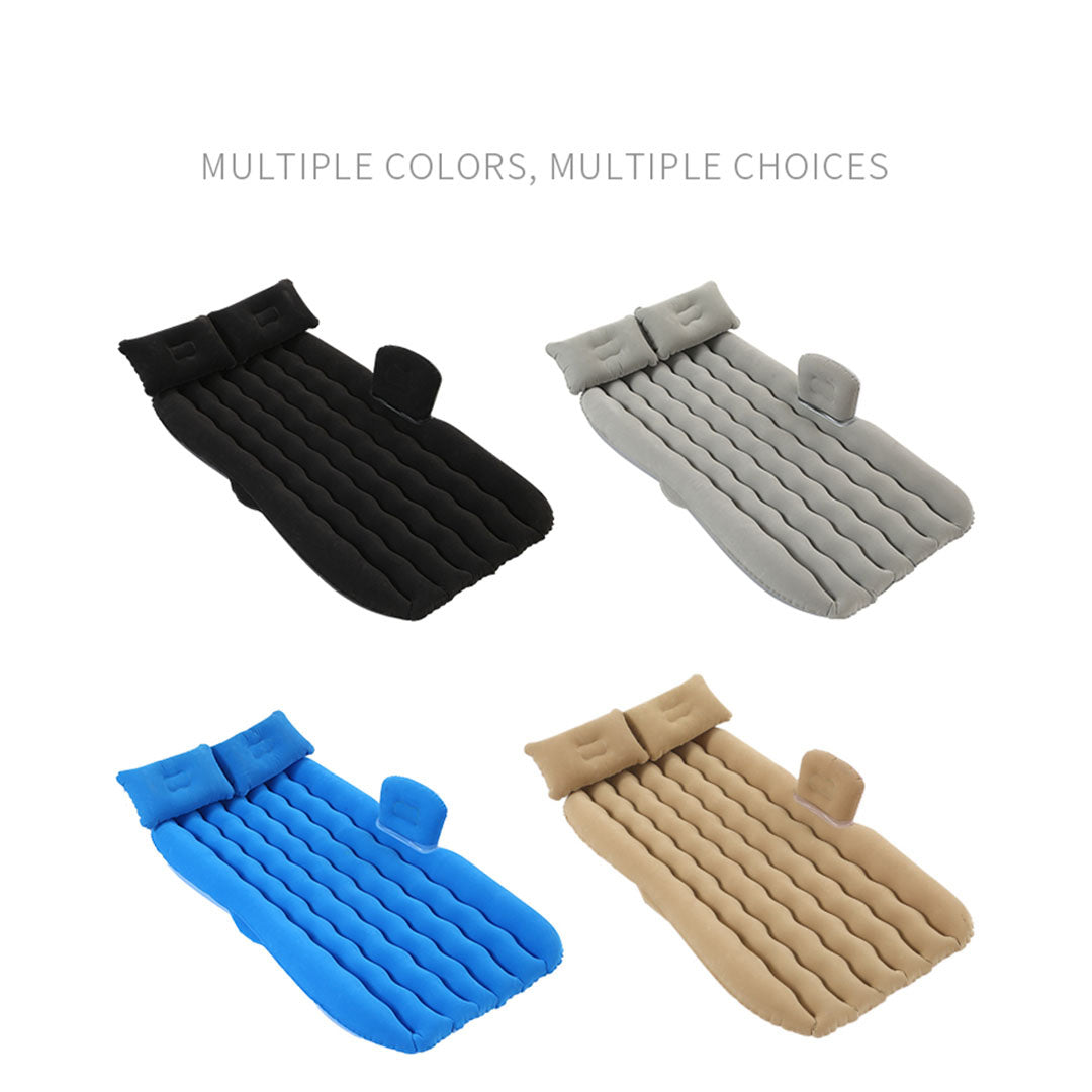 Beige Ripple Inflatable Car Mattress
