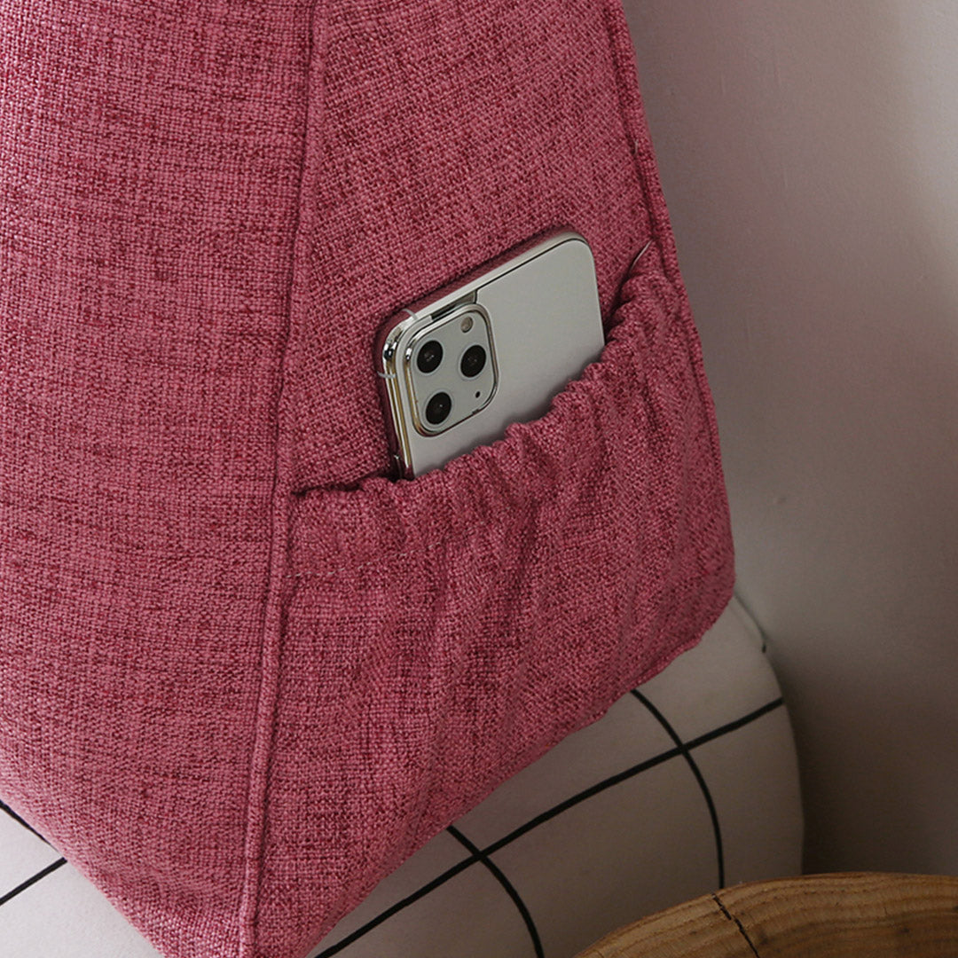 SOGA 150cm Pink Wedge Bed Cushion