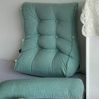 60cm Green Wedge Lumbar Pillow