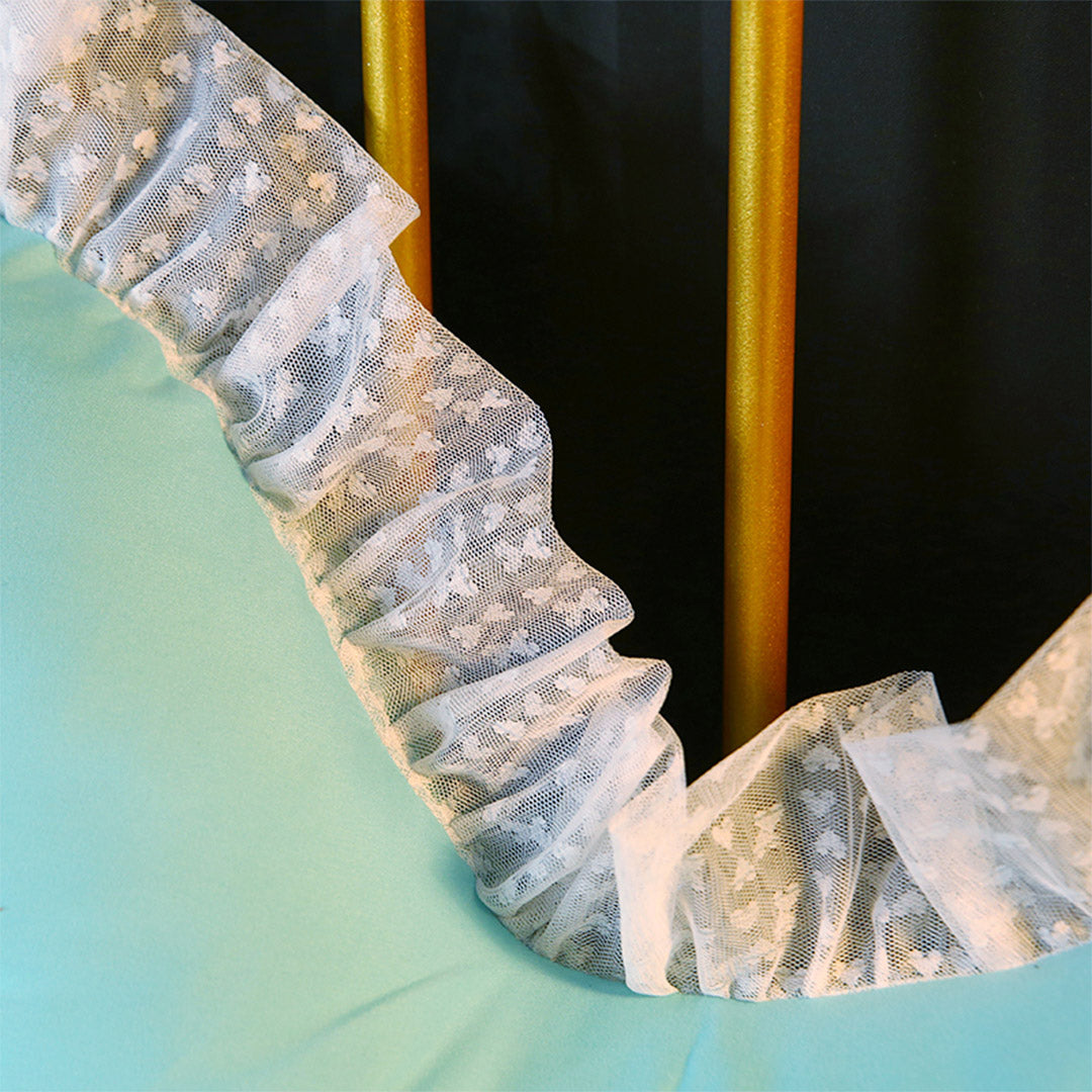 180cm Light Blue Princess Headboard Pillow