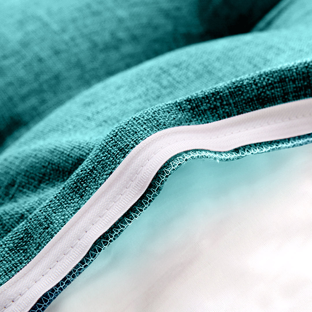 SOGA 120cm Blue Green Wedge Bed Cushion