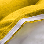 150cm Yellow Wedge Bed Cushion