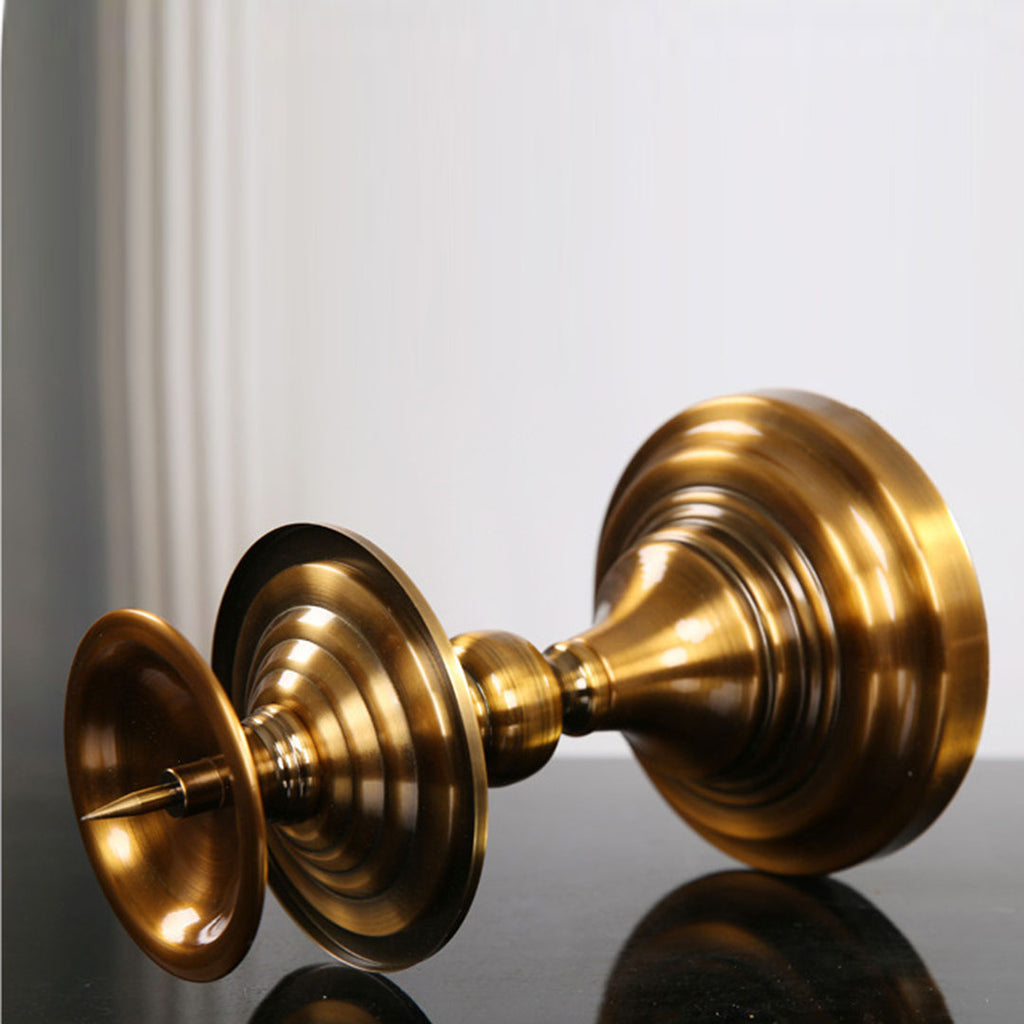 33.5cm Gold Nordic Candle Holder