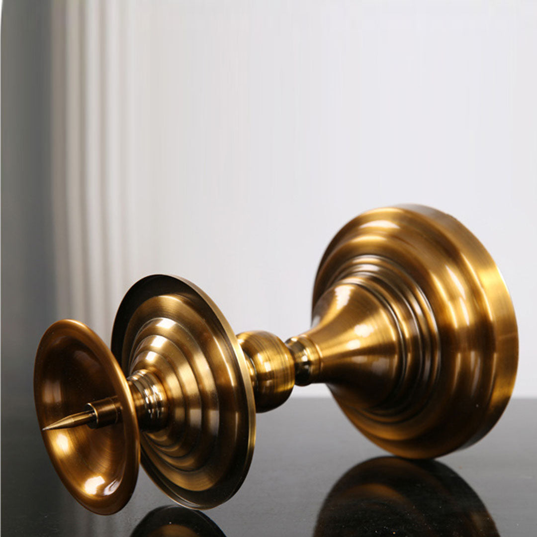 33.5cm Gold Nordic Candle Holder