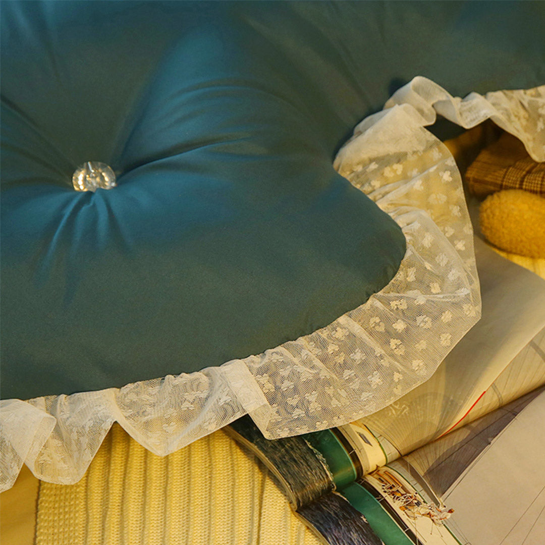 150cm Blue Princess Headboard Pillow