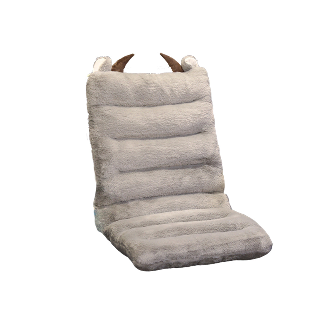 Grey Siamese Cushion with Buffalo Ears