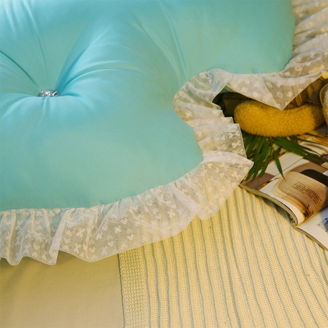 180cm Light Blue Princess Headboard Pillow