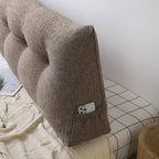 SOGA 180cm Coffee Wedge Bed Cushion