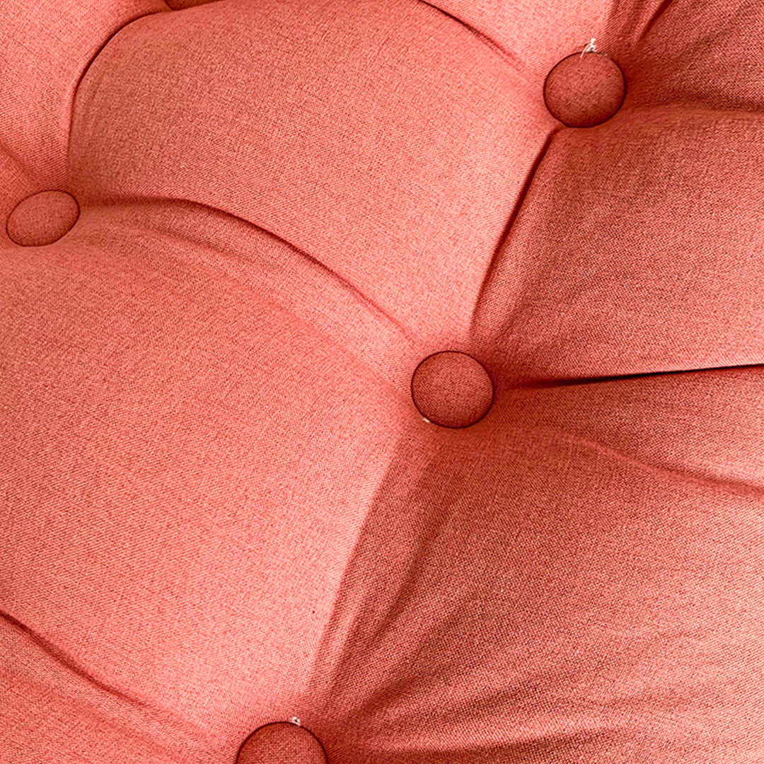 45cm Peach Wedge Lumbar Pillow