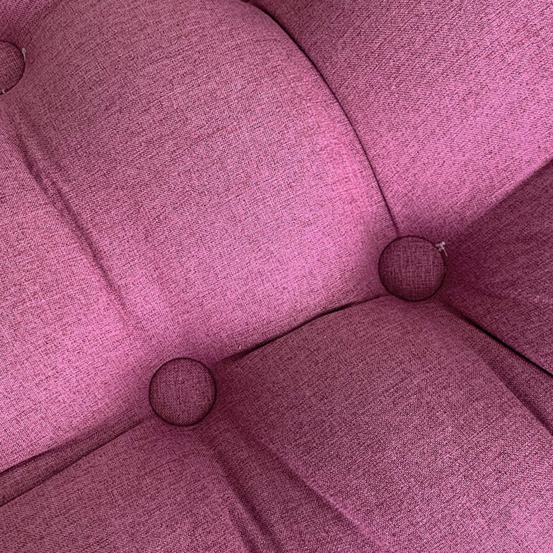 60cm Magenta Wedge Lumbar Pillow