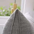 SOGA 180cm Silver Wedge Bed Cushion