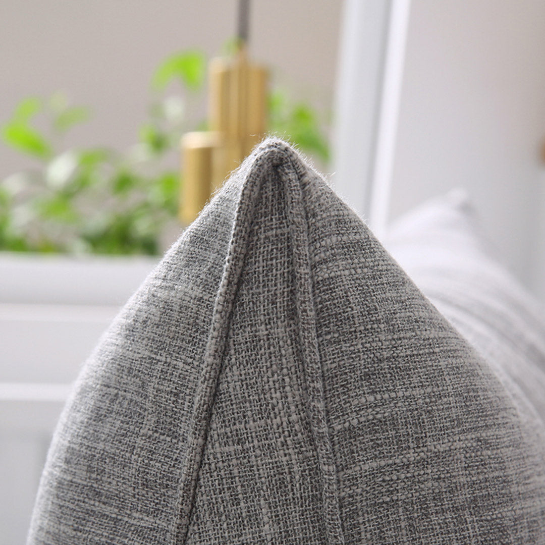 SOGA 120cm Silver Wedge Bed Cushion