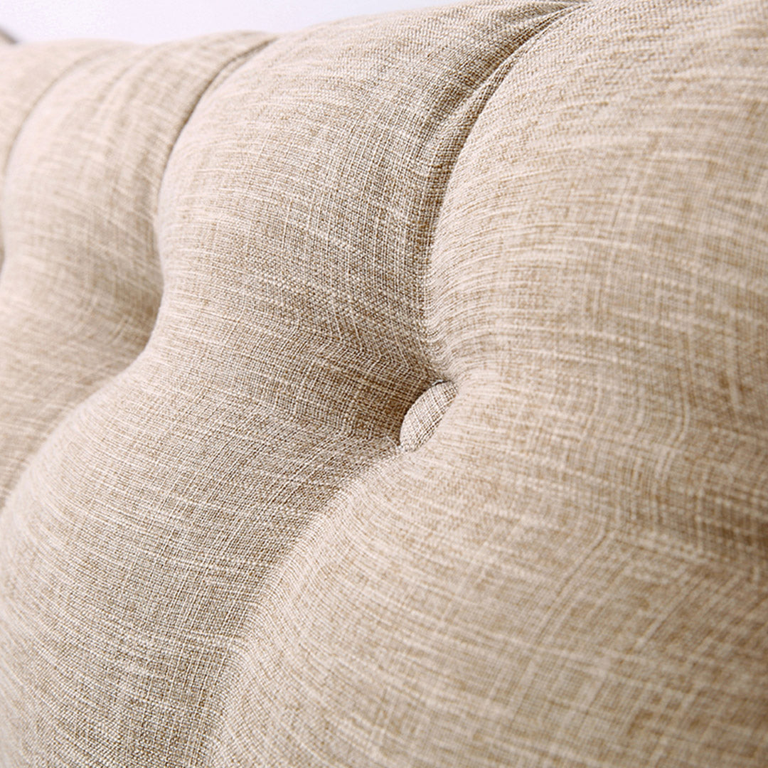 180cm Beige Wedge Bed Cushion