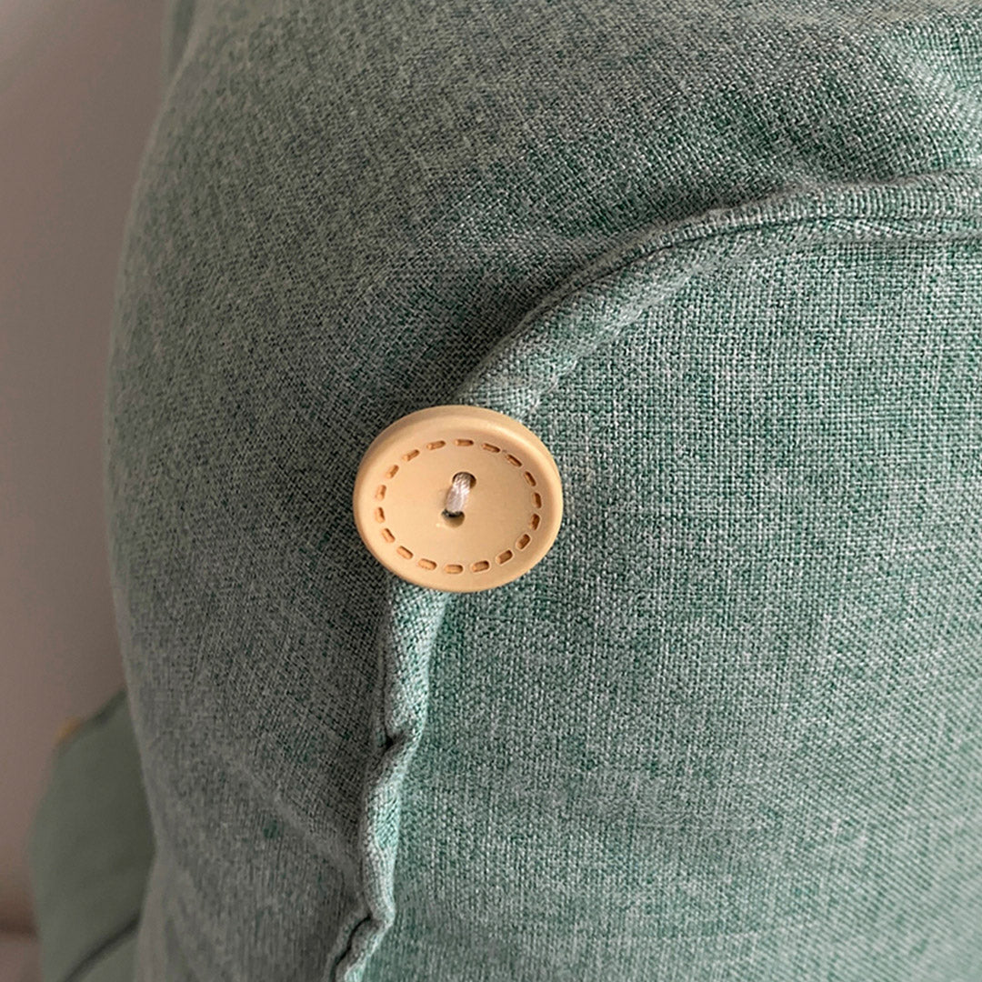 60cm Green Wedge Lumbar Pillow