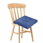 Blue Plush Square Cushion