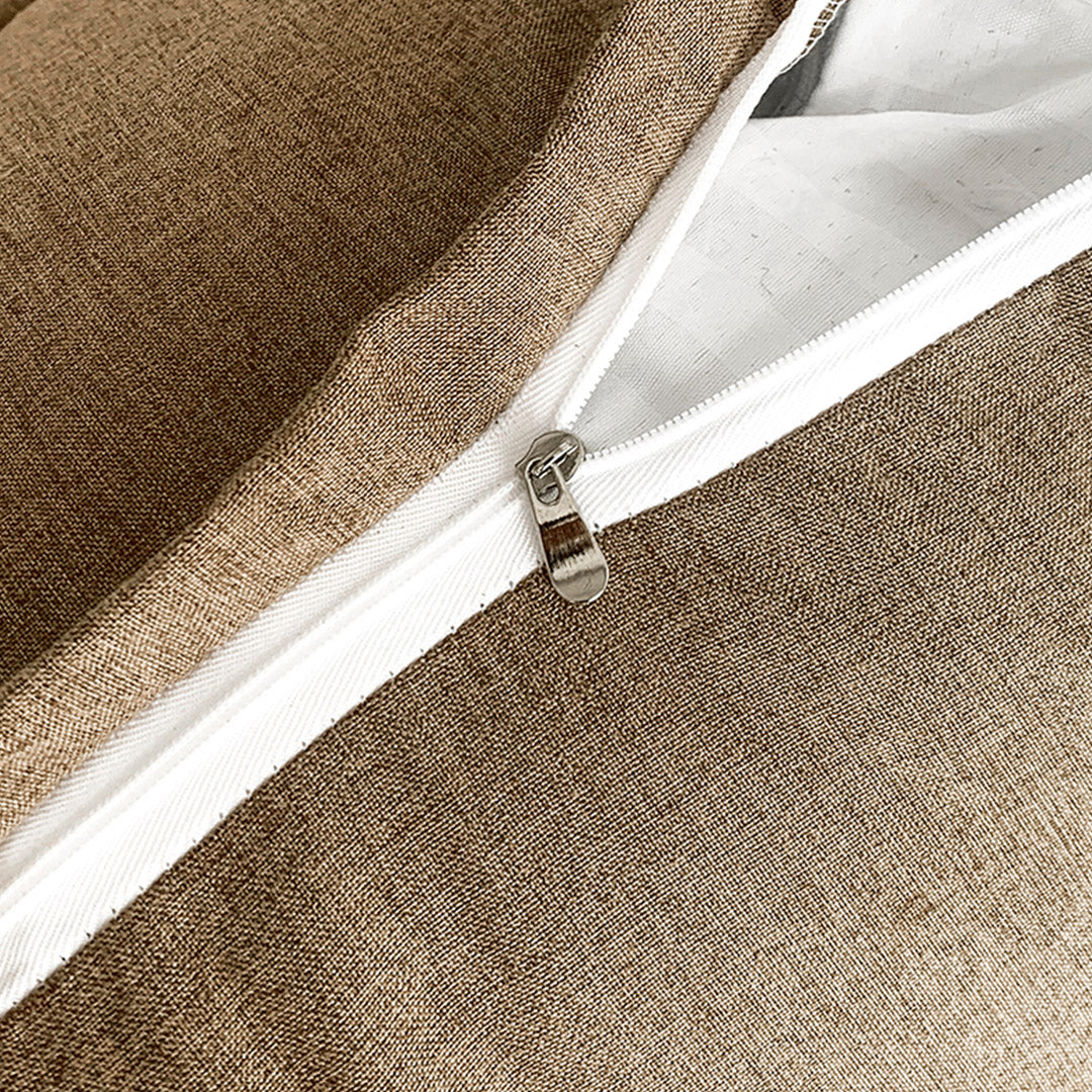 60cm Khaki Wedge Lumbar Pillow