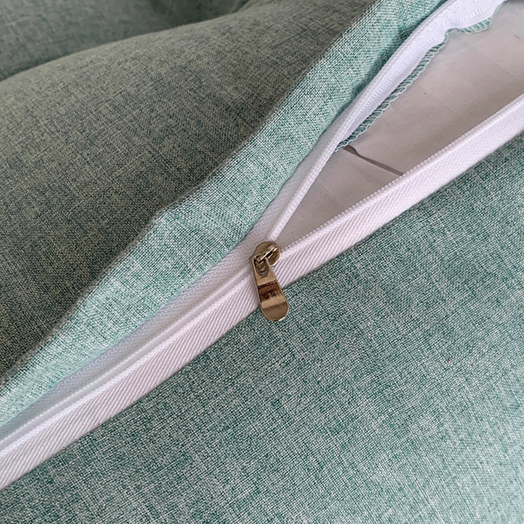 60cm Green Wedge Lumbar Pillow