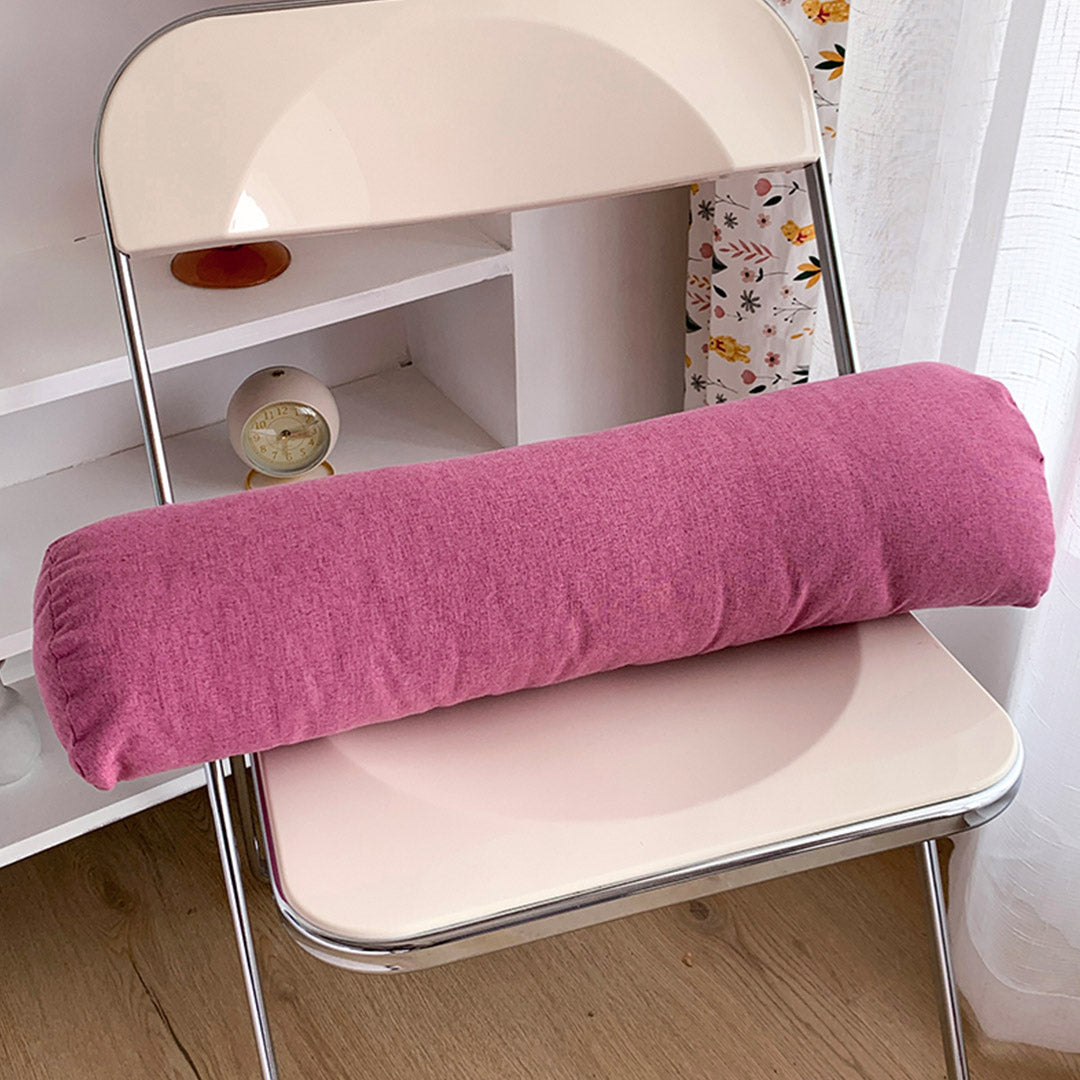 60cm Magenta Wedge Lumbar Pillow