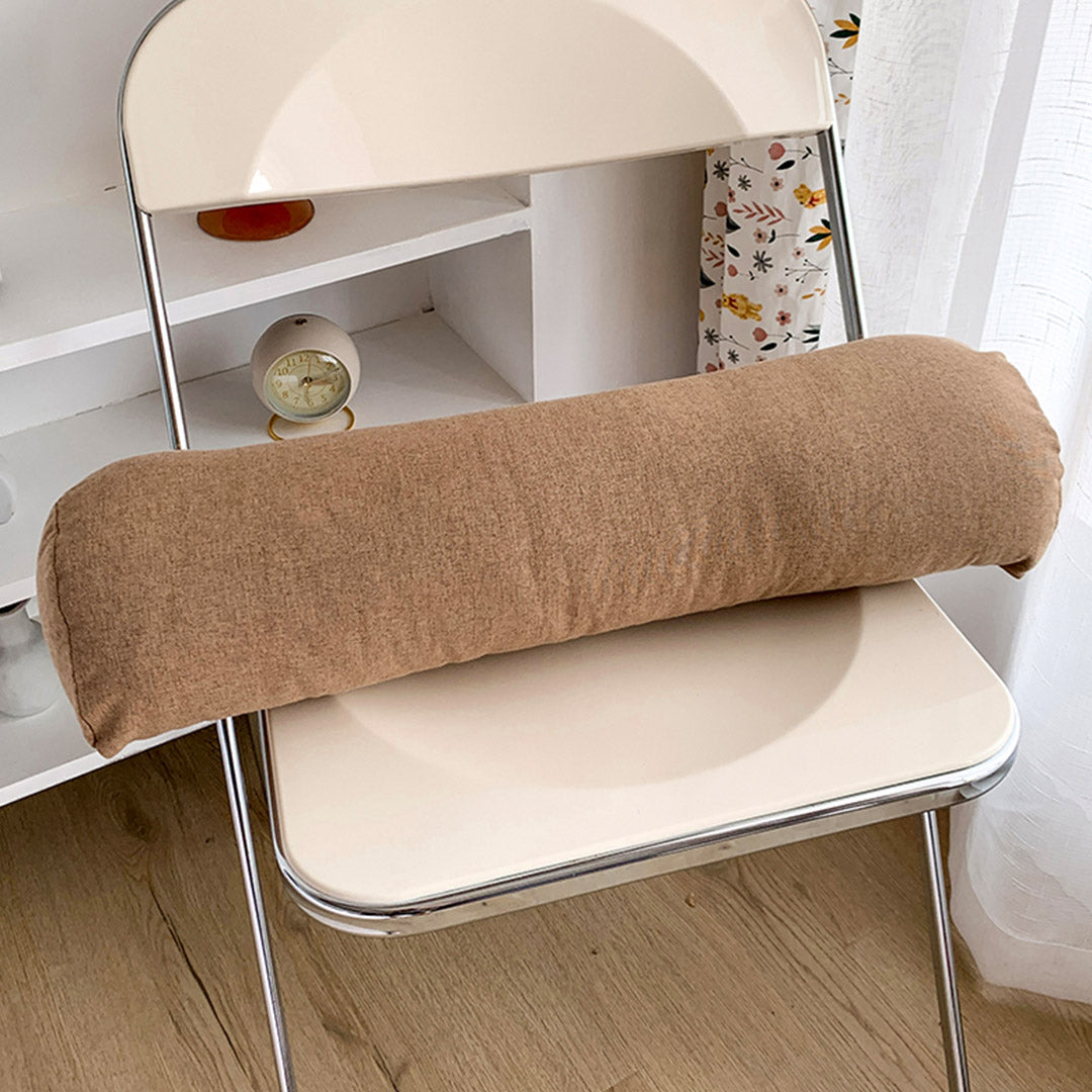 60cm Khaki Wedge Lumbar Pillow
