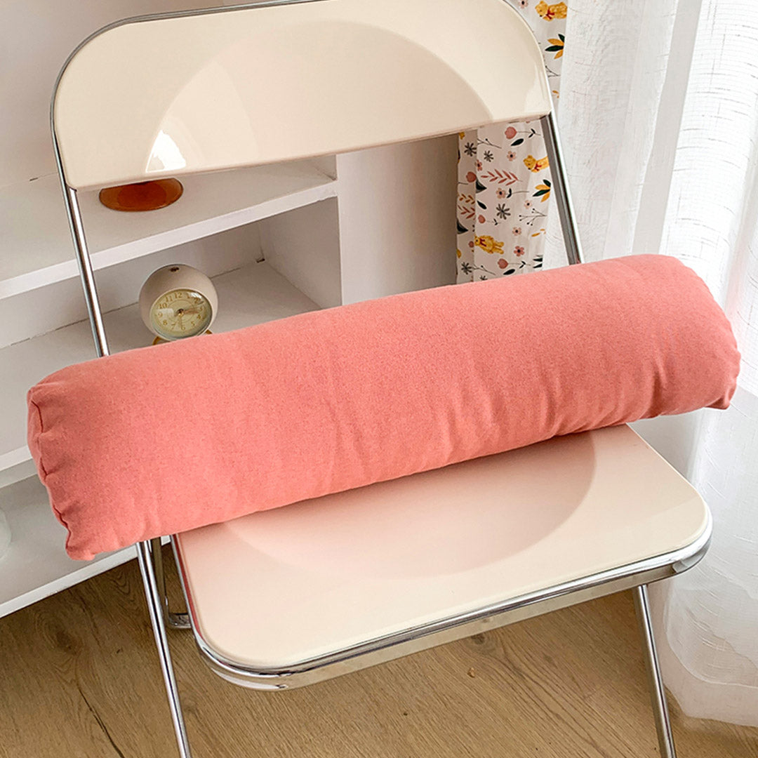 45cm Peach Wedge Lumbar Pillow