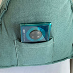 60cm Green Wedge Lumbar Pillow