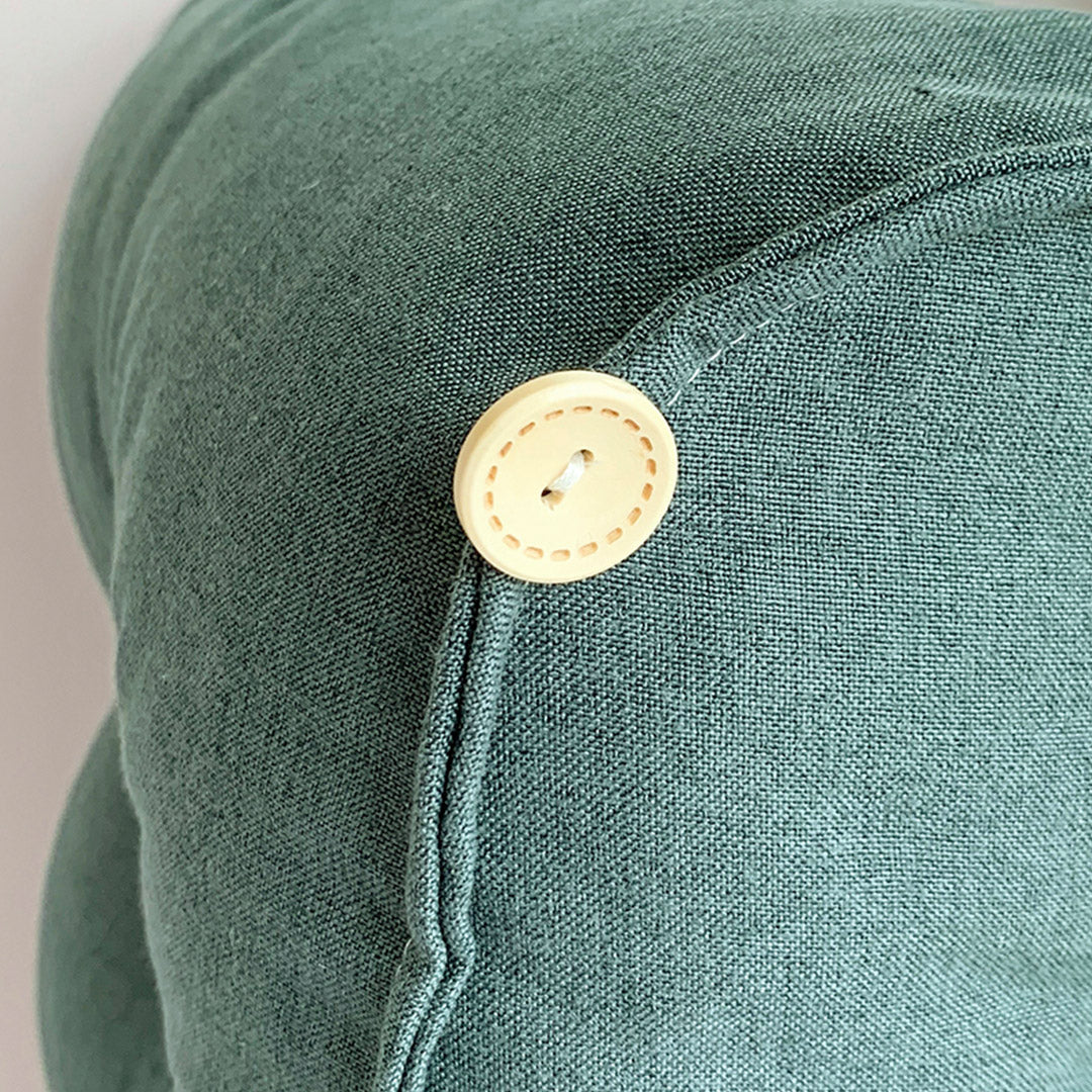 60cm Green Wedge Lumbar Pillow