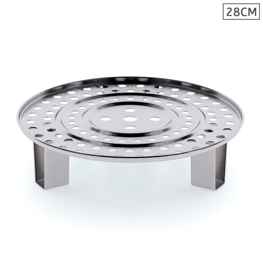 28cm Stainless Steel Steamer Rack Tray